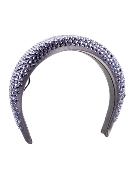 prada crystal headband